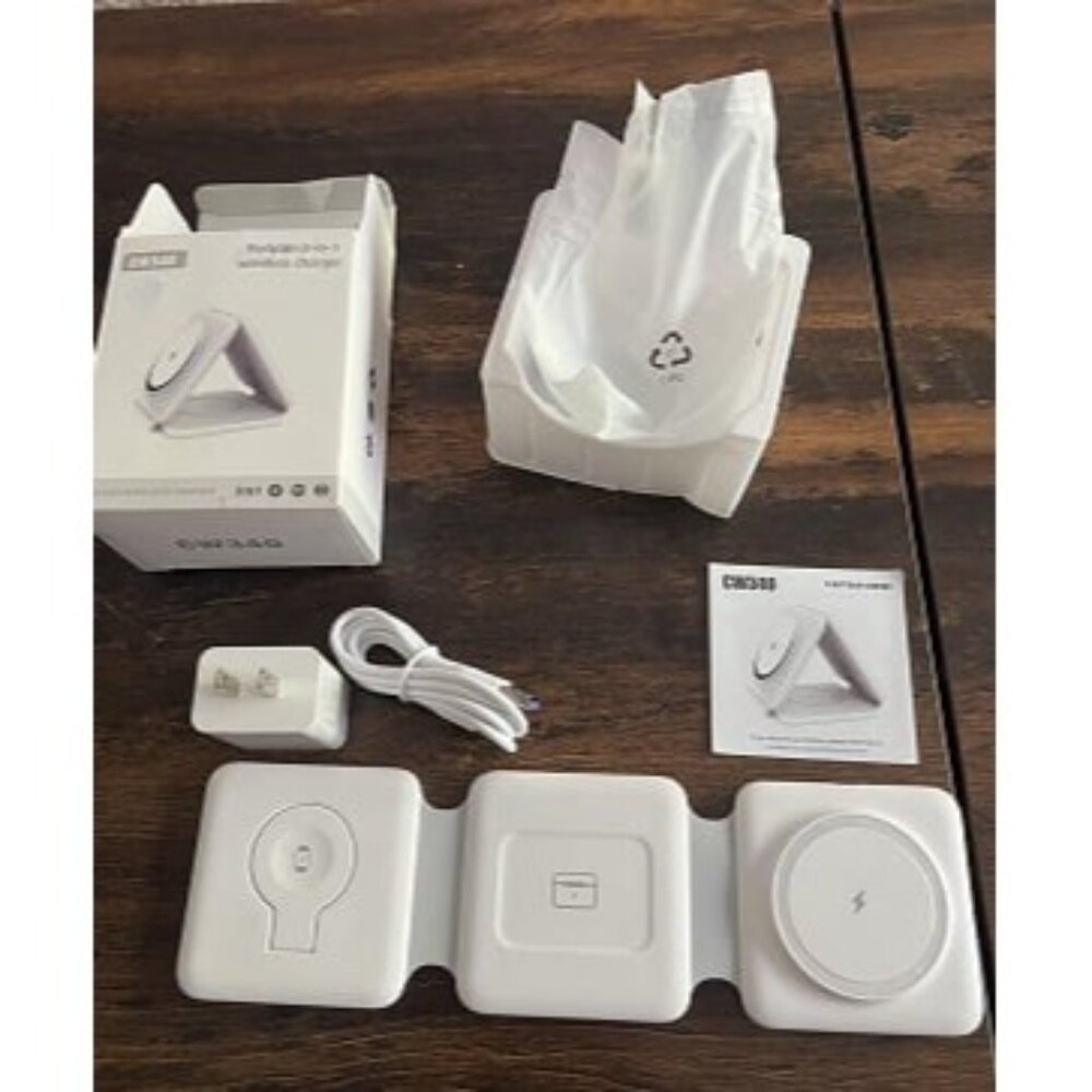 New Charging Station for Apple Multiple Devices - 3 in 1 Foldable Magnetic